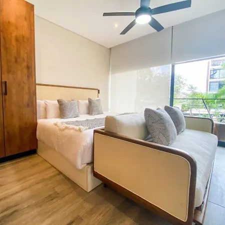 Spacious And Elegant Studio With Pool, Gym, Temazcal